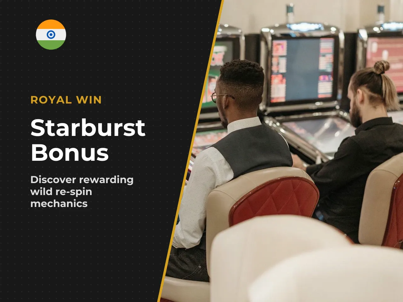 Wilds and Re-spins in Starburst. The sole bonus feature is a wild symbol that expands to fill the entire reel vertically, triggering an automatic re-spin. These Starburst Wilds only land on the second