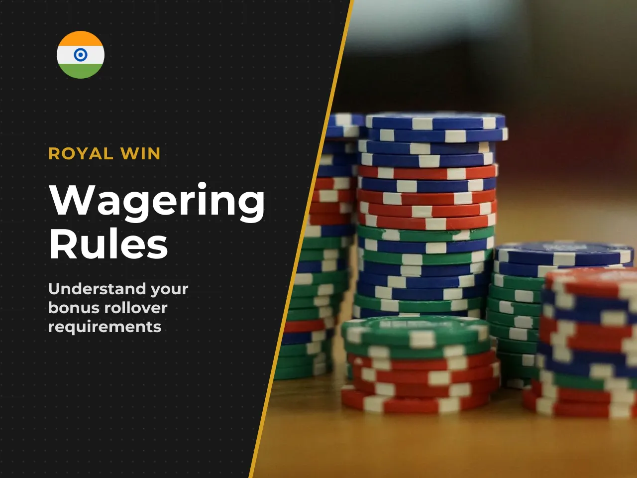 Wagering Requirements and Bonus Conversion. Wagering requirements (also called "playthrough" or "rollover") define how many times you must bet the bonus amount before converting it into withdrawable c
