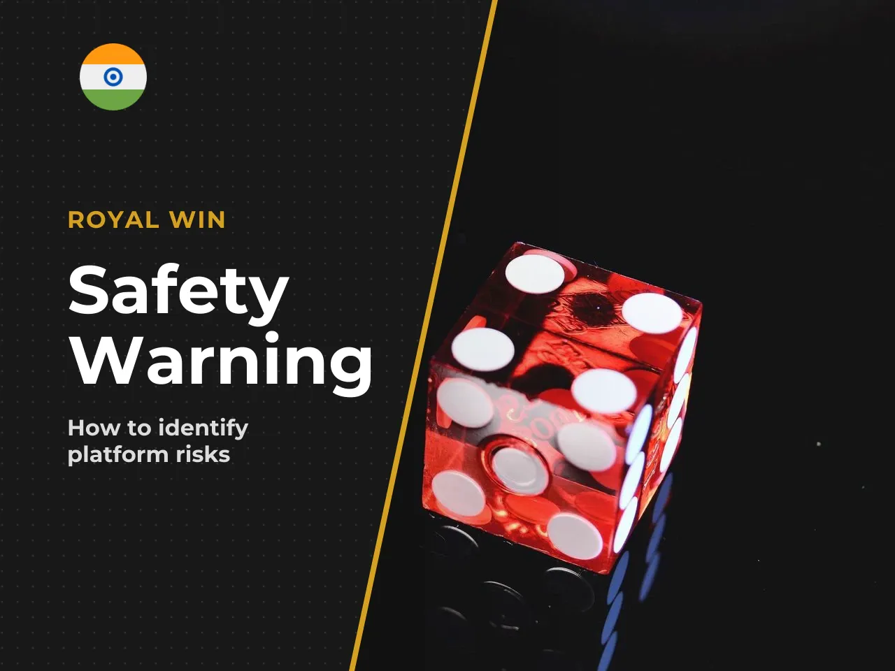 Red Flags: When to Walk Away. If you encounter any of the following on Royal Win or any similar platform, treat them as serious warning signs: - **No visible license number.** If customer support cann