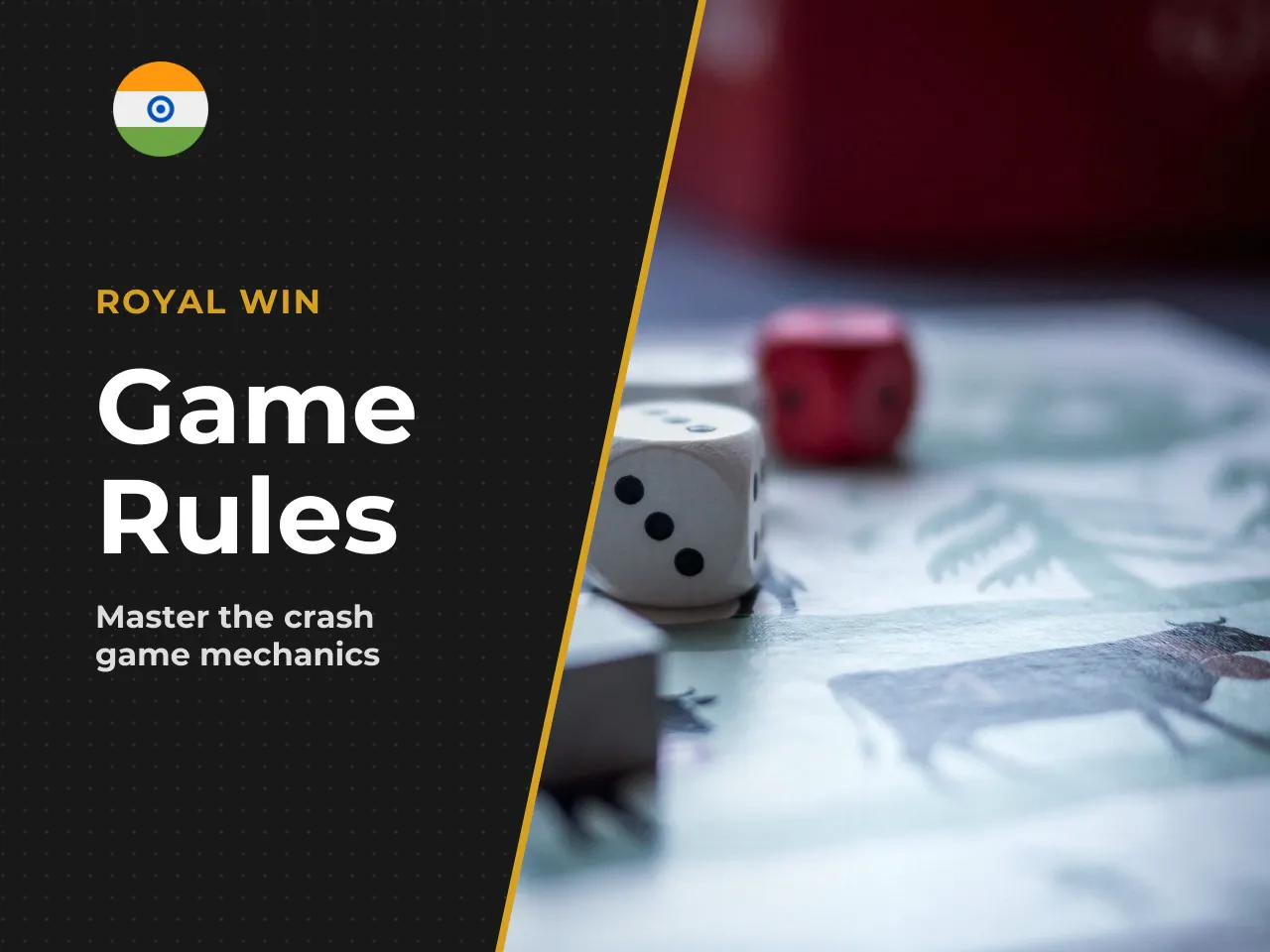 Game Concept, Round Flow and Cash-Out Logic. A standard game round flows through a five-second betting window, an animated takeoff, a rising multiplier, and a sudden crash event. The multiplier starts