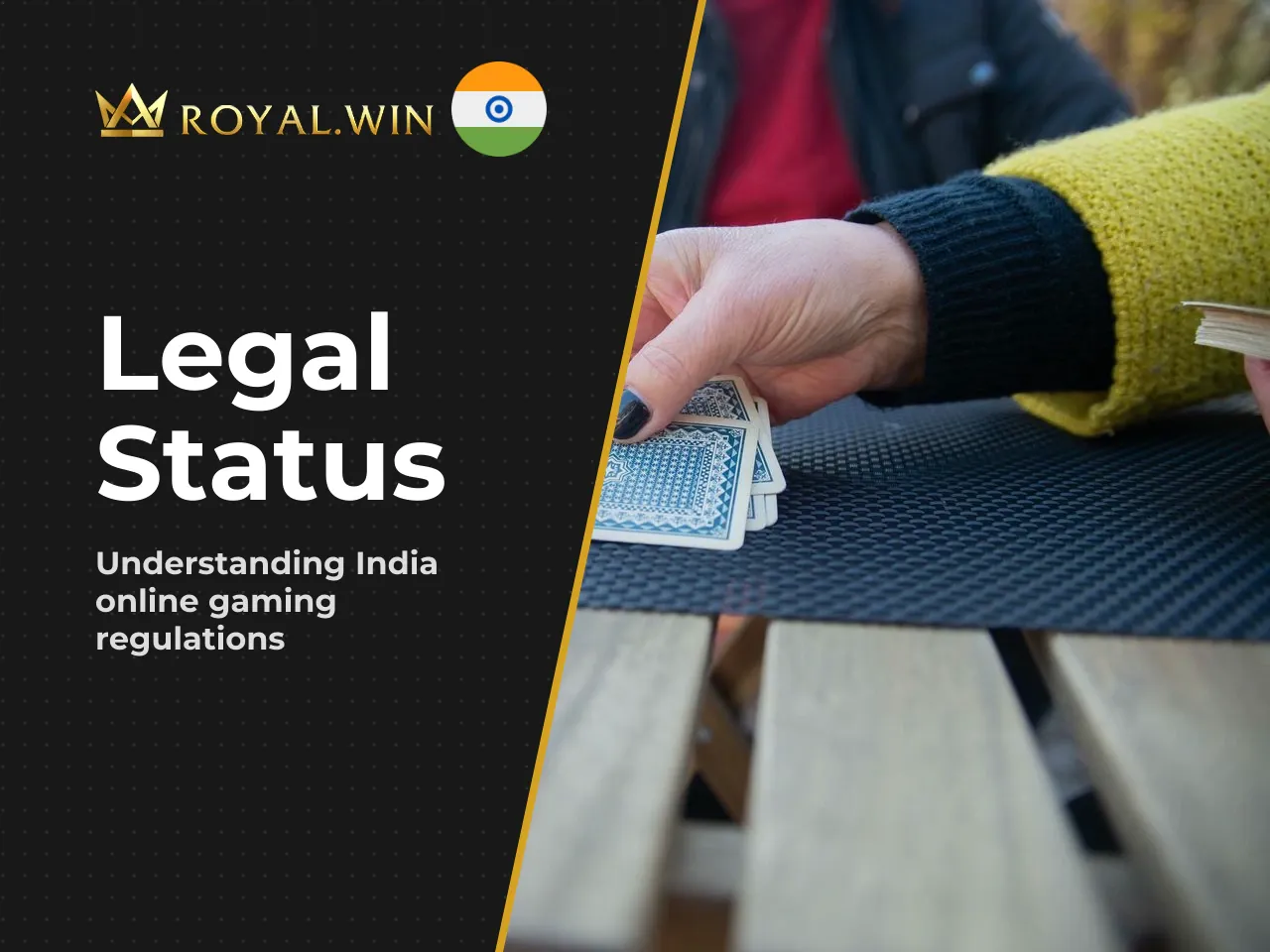 The Indian online gaming market operates